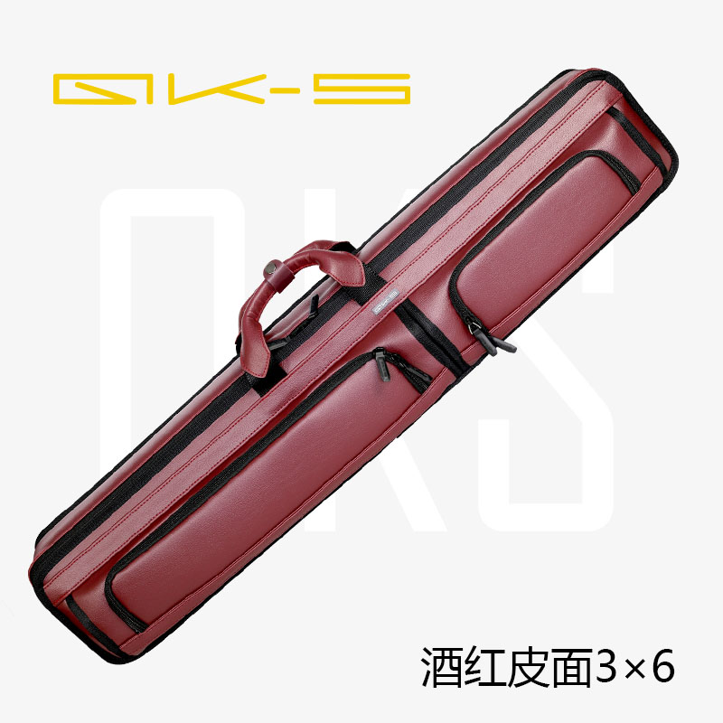 QKS酒红皮面3×6